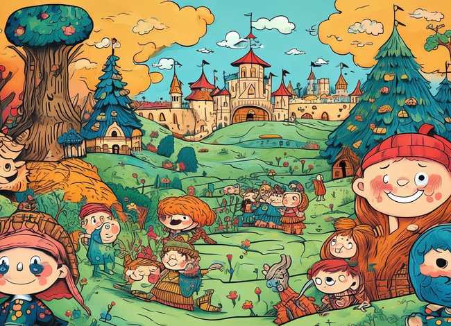 经典幼儿故事图片；幼儿园经典故事图片