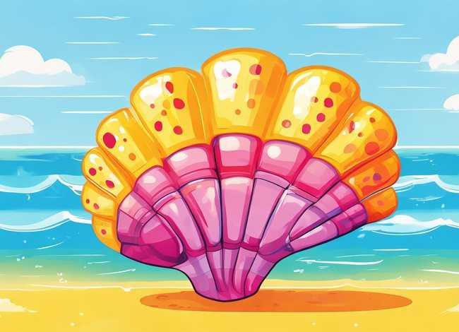 儿童画贝壳图片大全，儿童画贝壳图片大全简单