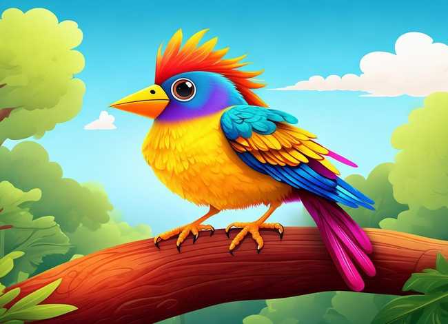 儿童版啄木鸟；儿童版啄木鸟图片大全