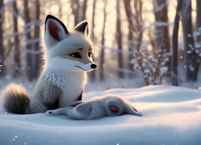 兔死狐悲的儿童故事视频、兔死狐悲的故事视频动画