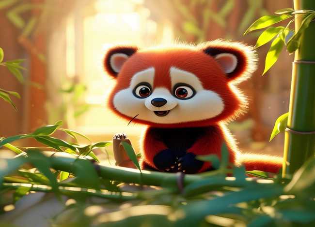 儿童故事小熊猫吃竹子、小熊猫吃竹子故事睡前故事