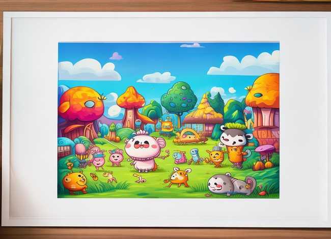 儿童故事打印图案 - 幼儿故事打印