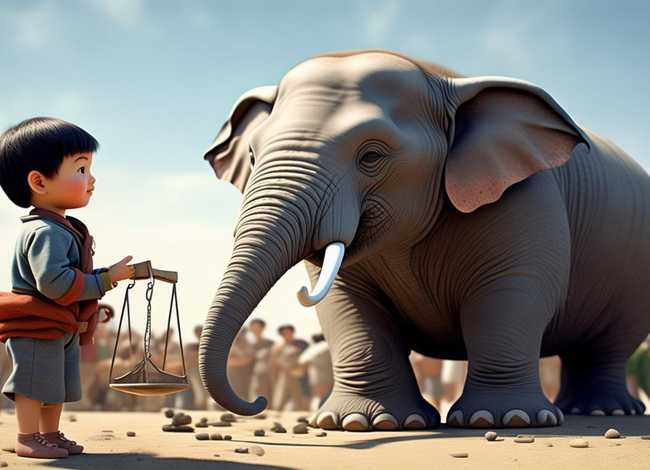 曹冲称象的儿童故事视频讲解 - 曹冲称象的故事视频视频