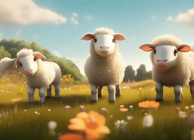 儿童故事三只羊原版；幼儿故事《三只羊》