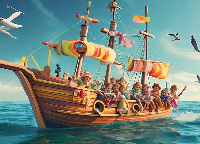 关于海盗船的幼儿故事；关于海盗船的幼儿故事简短