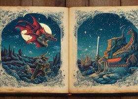 故事书上的绘画 故事书上的绘画作品