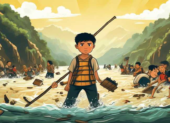 大禹治水的故事儿童版3分钟、大禹治水简单的故事