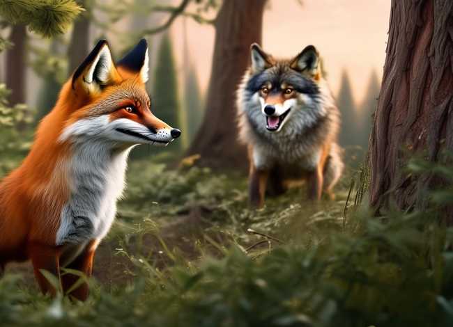 儿童故事狐狸和狼 少儿故事狼和狐狸