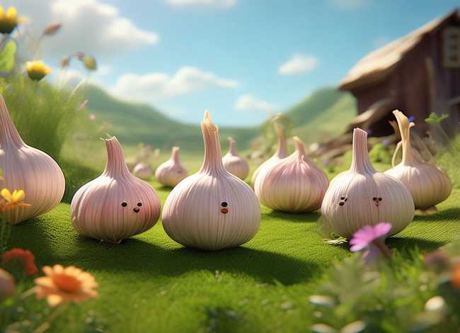 蒜故事绘本、大蒜故事绘本
