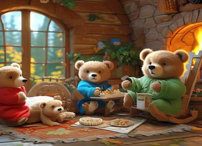 三只熊的儿童故事，三只熊幼儿故事