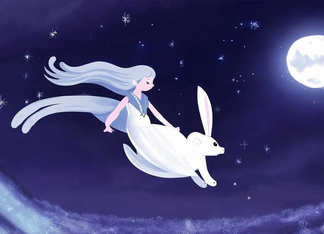 嫦娥奔月儿童画连环画、嫦娥奔月的儿童连环画