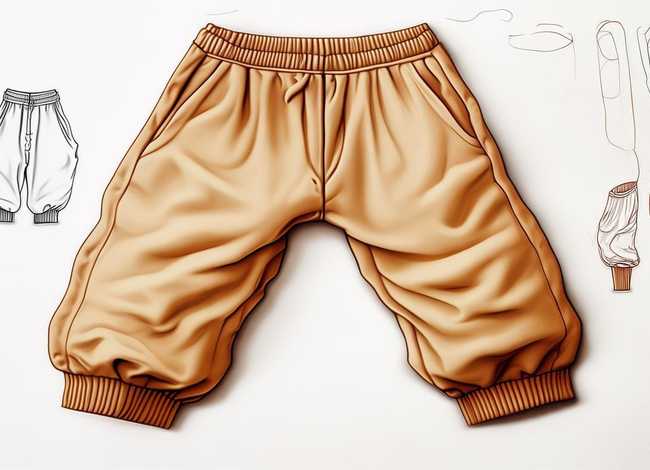 3-4岁儿童秋衣秋裤裁剪图 儿童秋裤裁剪图与画法