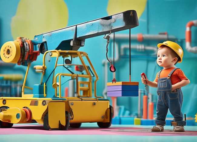 关于吊车儿童的故事简短，关于吊车的幼儿故事