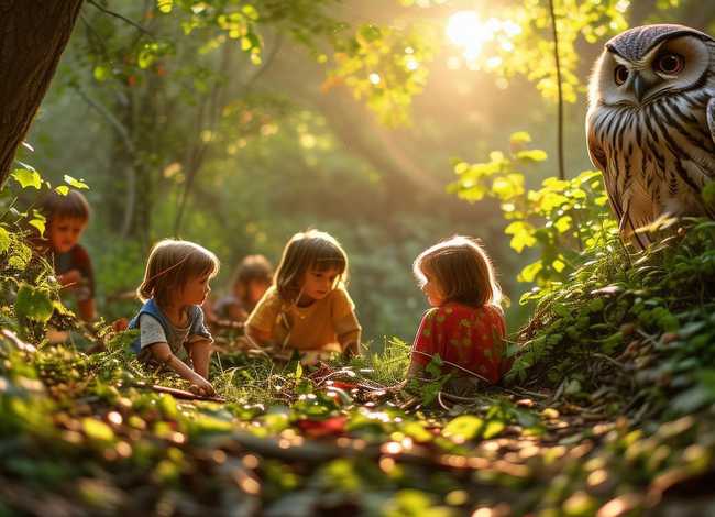 森林儿童故事 - 森林里的幼儿故事