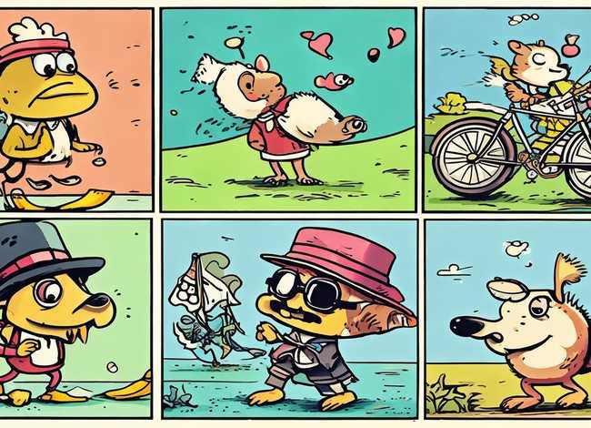 搞笑连环画 - 搞笑连环画怎么画6格 搞笑连环画 - 搞笑连环画怎么画6格