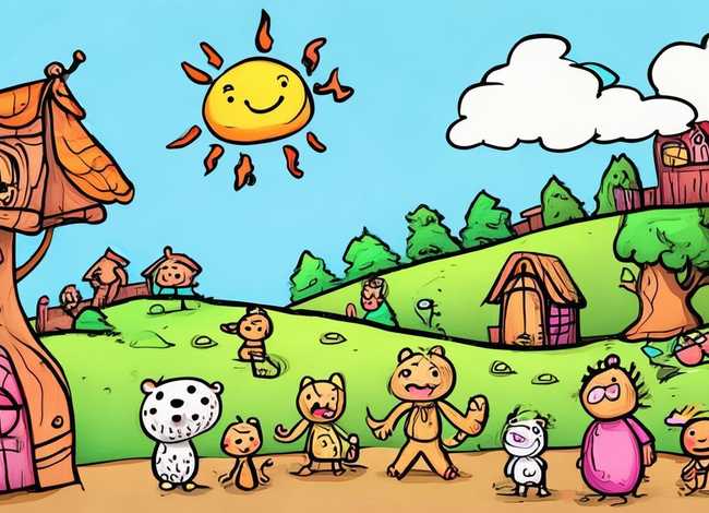 幼儿故事情节画、幼儿故事情节插画图片简笔画