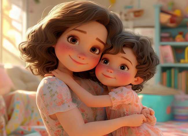 幼儿爱妈妈绘本故事完整版 幼儿爱妈妈绘本故事完整版图片