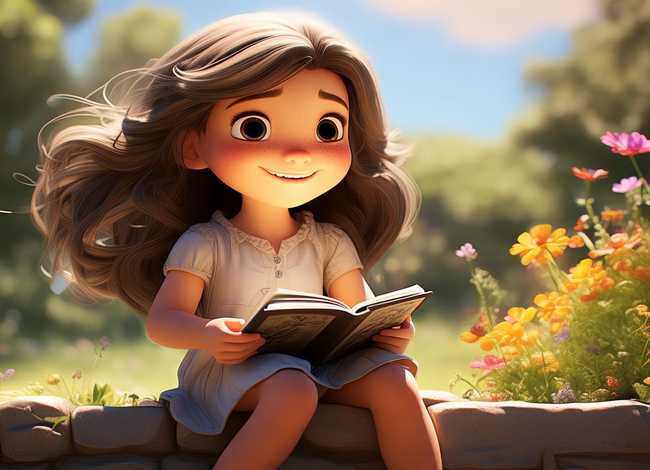 连环画女孩（连环画小女孩）