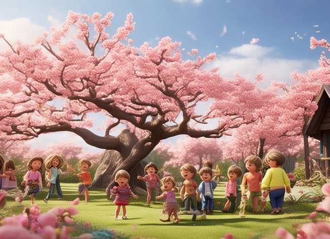 桃花的故事幼儿园，幼儿园关于桃花的故事