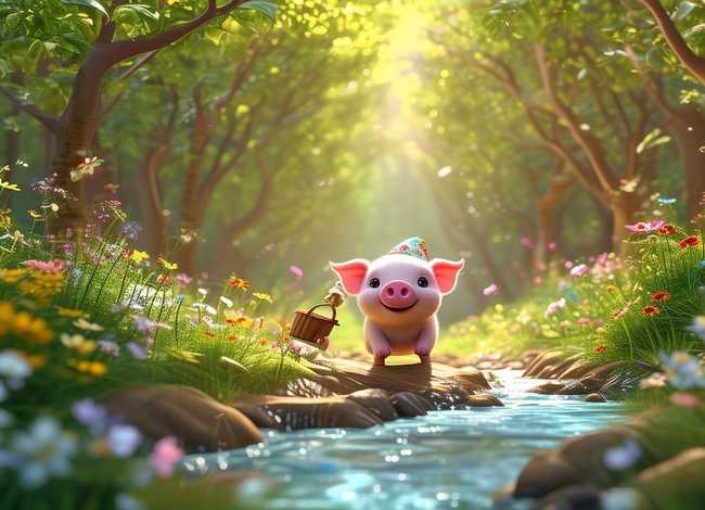 儿童童话故事音频小猪 - 小猪的故事音频