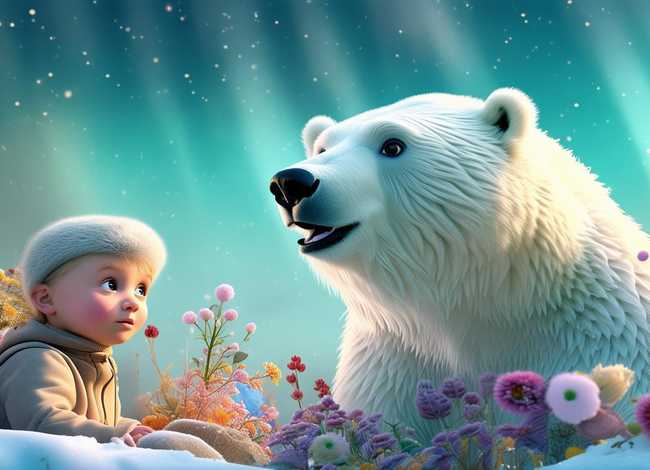 关于北极熊的儿童故事，关于北极熊的绘本故事