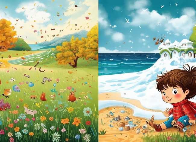 春夏秋冬儿童故事书；春夏秋冬幼儿故事