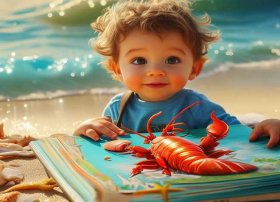 龙虾儿童故事绘本 龙虾的绘本故事