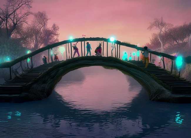 奇怪的桥儿童故事视频，奇怪的桥故事视频