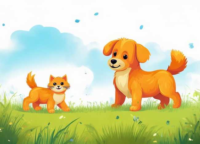 儿童动物主题画简单的，儿童动物主题画简单的图片