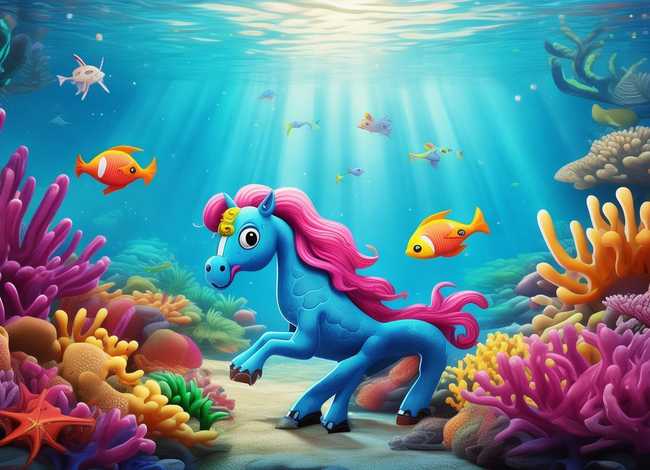 海马的故事儿童绘本，关于海马的绘本故事