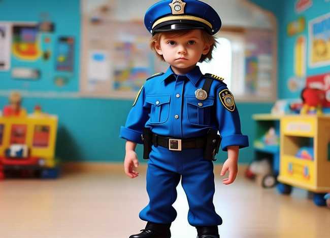 关于儿童小警察的图片 关于儿童小警察的图片大全