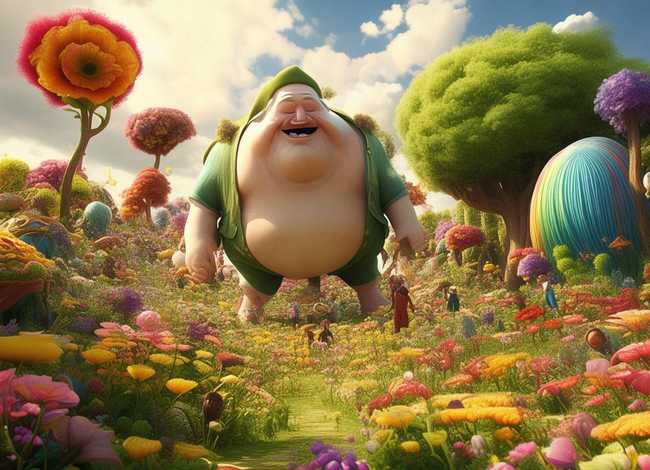 儿童绘本巨人、儿童绘本巨人的花园