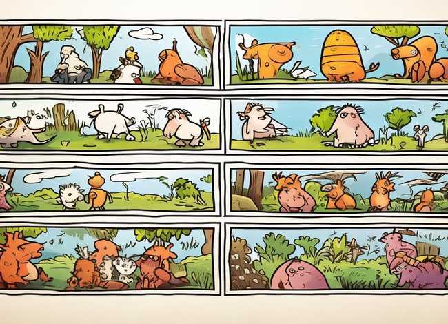 动物故事简笔画连环画图片 动物故事简笔画连环画图片怎么画