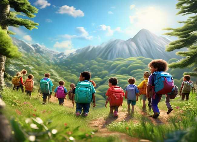 一起爬山去儿童故事 一起去爬山绘本故事