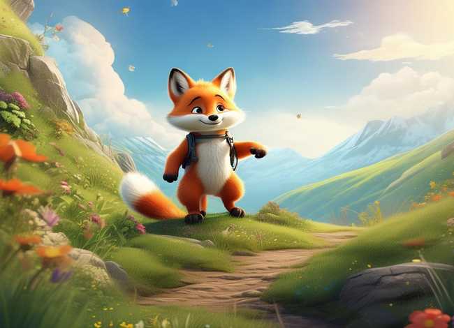 儿童故事小狐狸爬山；狐狸爬山的故事