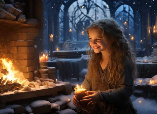 续写童话故事 - 续写童话卖火柴的小女孩