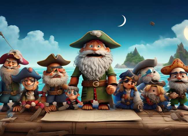 海盗小故事；10个小海盗历险记的故事