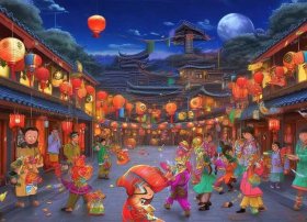 闹元宵绘本故事连环画（闹元宵绘本故事连环画图片）