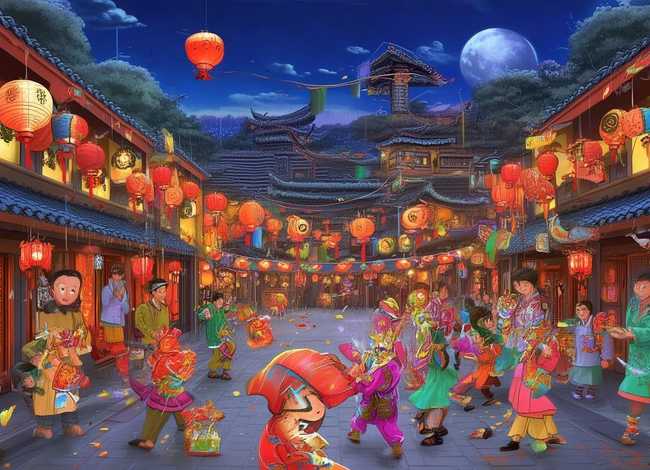 闹元宵绘本故事连环画（闹元宵绘本故事连环画图片）