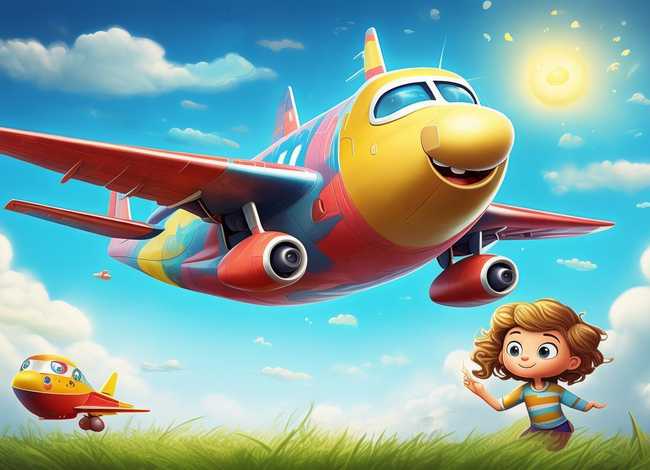 飞机的故事儿童版，幼儿飞机的故事