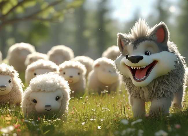 儿童故事狼与羊的故事（狼与羊的故事大全）