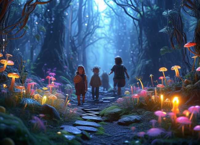 儿童地下森林故事 地下森林 故事