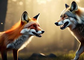 故事狐狸和狼的故事，狐狸和狼的寓言故事