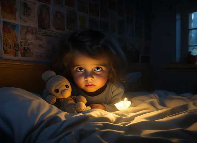 孩子晚上开灯睡的故事（晚上小孩开灯睡觉的危害）
