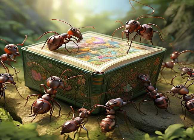 蚂蚁的故事在线阅读；蚂蚁的故事绘本完整版图片