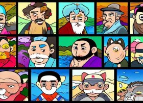 水浒人物儿童简笔画；水浒人物儿童简笔画大全