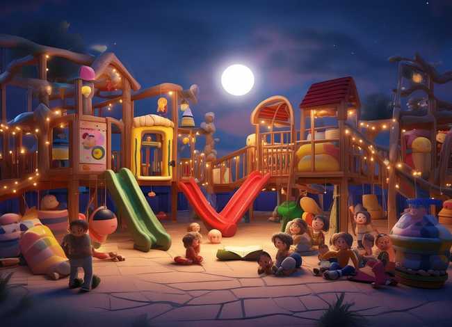 睡前儿童游乐场故事；游乐场的睡前故事