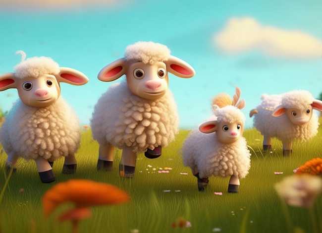 儿童故事三只羊原版；幼儿故事《三只羊》