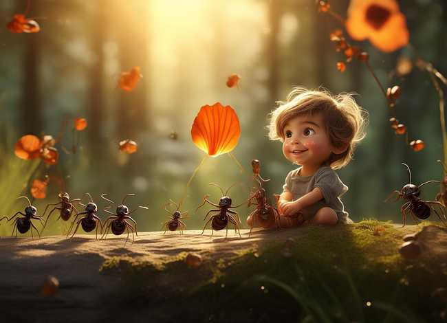 儿童睡前故事蚂蚁报恩 - 睡前故事蚂蚁报恩视频