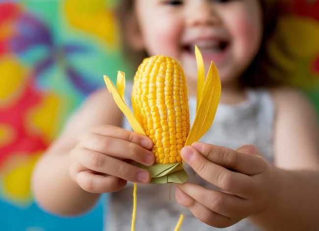 儿童玉米手工作品，儿童制作玉米手工作品简单